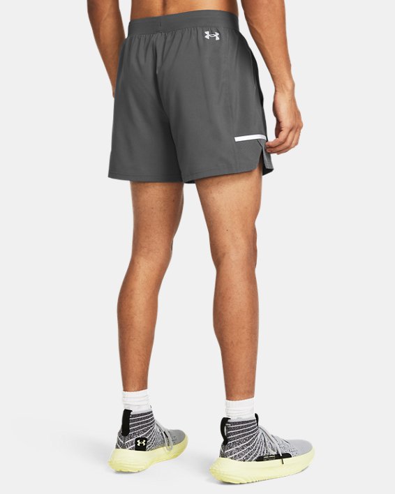 Men's UA Zone Pro 5" Shorts, Gray, pdpMainDesktop image number 1